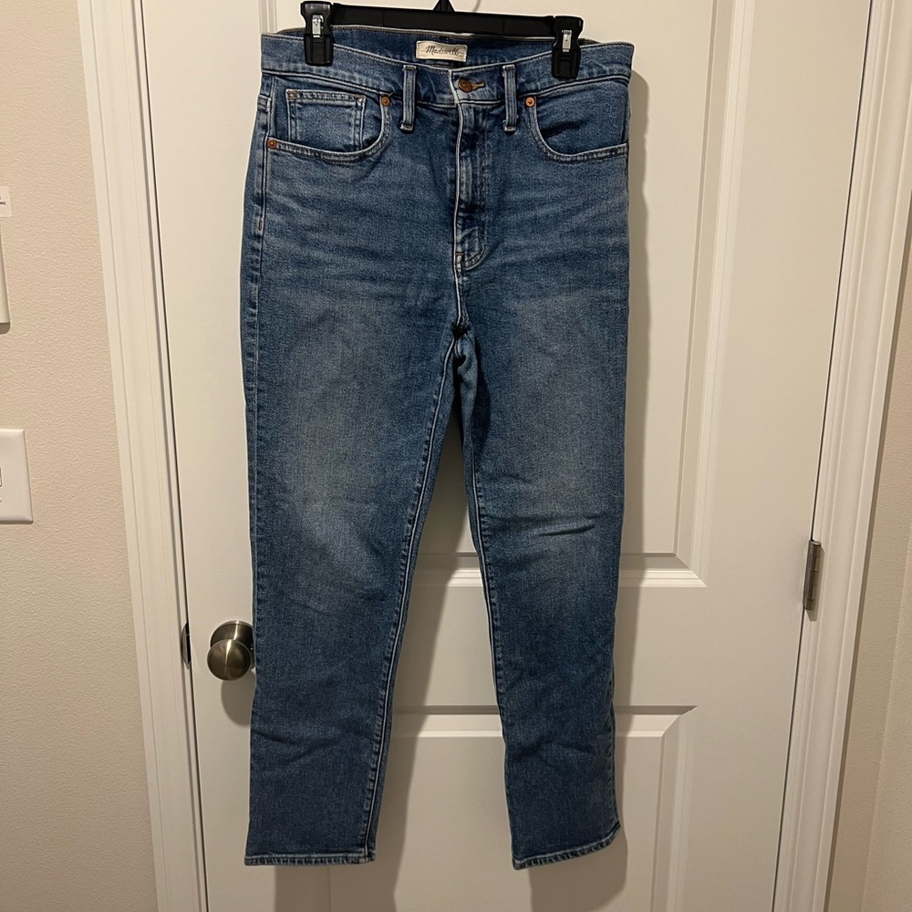 Madewell Blue Denim High-Rise Jeans